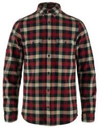 Fjällräven Skog Shirt Men Cămașă cu mânecă lungă Dark Navy-Red XS