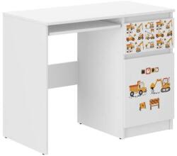 Wooden Toys Ifjúsági Íróasztal N33 - Építési Terület Mintázat, 96 x 77 x 50 cm