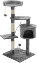 Cadoca macskabútór kaparófa macskáknak 112 cm ezüst-szürke (104231)