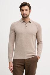 Benetton gyapjú pulóver könnyű, bézs, 1006U301Q - bézs M