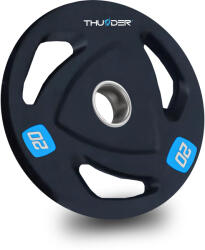 THUNDER OLYMPIC-PLATE-20kg/51 mm olimpiai súlytárcsa erőedzéshez 20 KG színes Súlytárcsa
