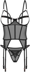 Obsessive - Freedom Euridia Corset and Thong - Black