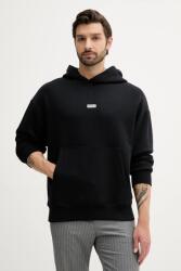 HUGO Blue pamut melegítőfelső - fekete L - answear - 47 990 Ft