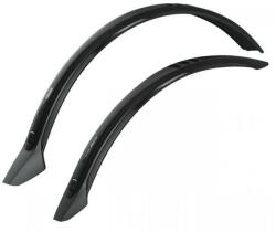 SKS Velo 55 Junior felpattintható műanyag sárvédő szett, 24 colos kerékpárokhoz, 55 mm, kiegészítő pálca nélkül, fekete