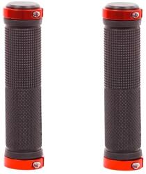 VeloGo bilincses markolat, 130 mm, fekete, piros bilincssel