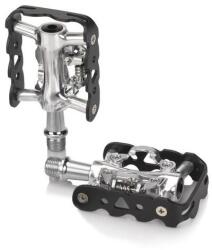 XLC PD-S20 kombinált (SPD patent és városi keretes) pedál, ipari siklócsapágyas, fekete-ezüst - bikepro - 16 920 Ft