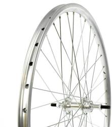 Malvestiti Velogo Malvestiti 26-os (559x24 mm) MTB hátsó kerék, menetes racsnihoz, csavaros tengellyel, ezüst színű