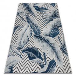 My carpet company My Carpet Company Botanic 65242 Perie, Cik-Cak, Lapos Szőtt Szürke 157x220 cm Szőnyeg