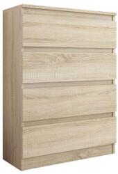  Komód 4 Fiókos, 40x70x98 cm, R4 Sonoma