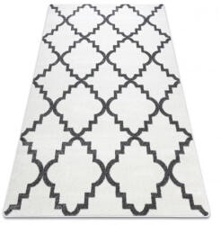 My carpet company My Carpet Company Sketch F343 Krém/Szürke Lóhere Marokkói Trellis 160x220 cm Szőnyeg