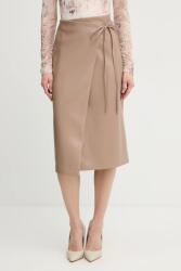 Marciano Guess szoknya GLADYS bézs, midi, ceruza fazonú, 5BGD07 7389A - bézs 40