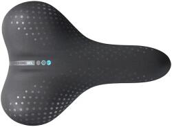 Selle San Marco Bioaktive Trekking Large Full-Fit Gel komfort nyereg, 250x196 mm, zselés, 450g, feket e