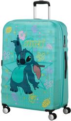 Samsonite WAVEBREAKER Disney STICH FLOWER négykerekű nagy bőrönd 152584-A721