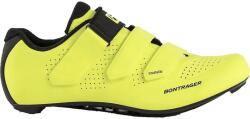 Bontrager Starvos Road férfi országúti kerékpáros cipő, SPD-SL, SPD, neon sárga, 45-ös
