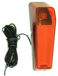 VeloGo Narrow dinamós hátsó lámpa sárvédőre, keskeny, 6V, 0, 6W, piros