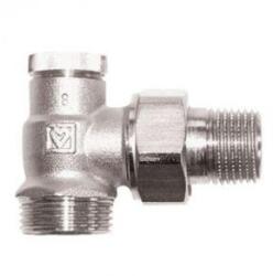 HERZ radiátorszelep visszatérő sarok 1/2"-3/4" KM eurokónusszal (1-3748-01) (1-3748-01)