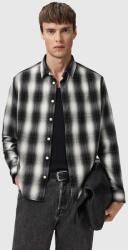 AllSaints pamut ing galléros, fekete, regular, M070SD - fekete L