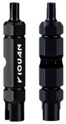 Spyral szelep kiszedő szerszám autó és presta szelephez is, alumínium, fekete, 1db