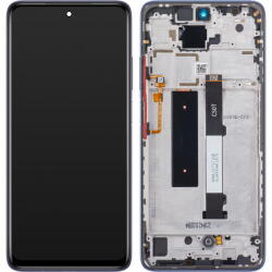 Xiaomi Piese si componente Display cu Touchscreen Xiaomi Redmi Note 9 Pro 5G / Mi 10T Lite 5G, cu Rama, Gri, Service Pack 5600040J1700 (56000E0J1700) - pcone