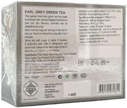 MlesnA Earl Grey zöld tea 50db