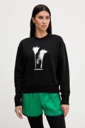 Karl Lagerfeld Jeans felső fekete, nyomott mintás, A3W20034 - fekete M