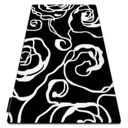My carpet company My Carpet Company Hampton Rosa Rózsa, Virágok Fekete 200x290 cm Szőnyeg