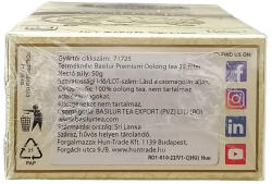BASILUR premium oolong filteres tea (25x2g) 25db