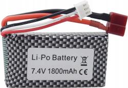 WL Toys Lítium akkumulátor 7, 4 V 1800 mAh T-dugó Wltoys A959-B A969-B A979-B K929-B