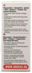 Dr. Herz Glükozamin Kondrotin-szulfát kapszula 60db
