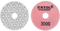 Extol gyémánt csiszolókorong/polírkorong, csempe élcsiszoló, tépőzáras; 100mm, P3000, száraz és vizes (8803099)