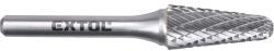 Extol keményfém turbómaró (rotormaró), kúpos, kerek orrú, átmérő 12×28mm/szár 6mm, keresztfogazás (8703785)