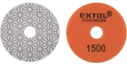 Extol gyémánt csiszolókorong/polírkorong, csempe élcsiszoló, tépőzáras; 100mm, P1500, száraz és vizes (8803098) - sipibolt