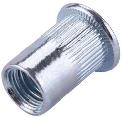 Fortum szegecsanya klt. 20 db, M10, POP-NUT, horganyzott acél, kerek, nyitott, lapos peremű, rovátkolt FORTUM (4770688)