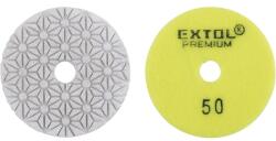 Extol gyémánt csiszolókorong/polírkorong, csempe élcsiszoló, tépőzáras; 100mm, P50, száraz és vizes (8803090)