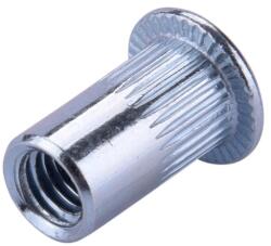 Fortum szegecsanya klt. 30 db, M5, POP-NUT, horganyzott acél, kerek, nyitott, lapos peremű, rovátkolt FORTUM (4770685) - sipibolt
