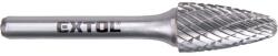 Extol keményfém turbómaró (rotormaró), íves, kerek orrú, átmérő 12×25mm/szár 6mm, keresztfogazás (8703755) - sipibolt