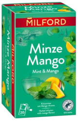 Milford borsmenta-mangó ízű gyümölcstea (20x1, 75g) 20db