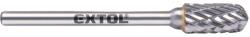 Extol mini keményfém turbómaró (rotormaró), hengeres, kerek orrú, átmérő 6×13mm/szár 3mm, keresztfogazás (8703823)
