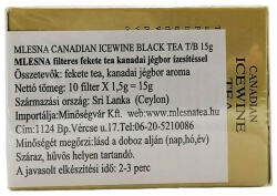 MlesnA fekete tea (kanadai jégbor íz, 10 x 1, 5g) 10db