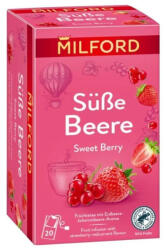 Milford földieper-ribizli ízű gyümölcstea (20x2g) 20db
