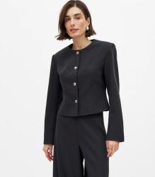  Fekete Klasszikus Egysoros Blézer Arany Gombokkal Principles 42-ES