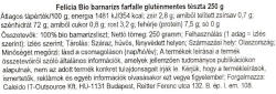 Felicia Bio bio barnarizs farfalle gluténmentes tészta 250g