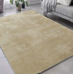 Budapest Carpet Olívia Bézs Puha 66x220 cm Hátul Gumis Szőnyeg