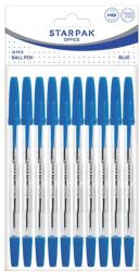Starpak Golyóstoll Starpak Cristal Kék, Kupakkal 10 Db (8912)