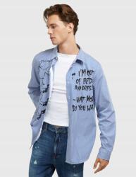 GUESS Csíkos Nyomott Mintás Ing (XL) (594583)