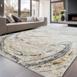 Budapest Carpet Sunset New 838 Cokme-Bézs 80x150 cm Modern Szőnyeg