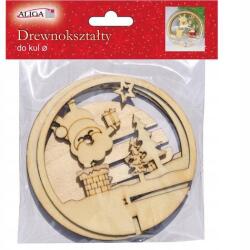 Aliga Fa Formák Akril Golyókhoz 8CM Mikulás Alig (5902150641148)