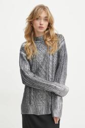 KARL LAGERFELD gyapjúkeverék pulóver női, szürke, A1W18029 - szürke M