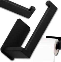  Fekete Öntapadó Wc papír tartó Loft stílusú fürdőszobai akasztó (5905884012581)