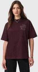 AllSaints pamut póló - barna XS